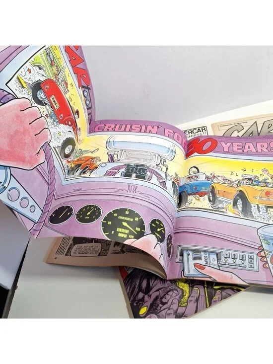 CARtoons Magazine Poster Calendar Monster Truck Oct Dec 89 Aug 91 Vintage Lot - Picture 5 of 16